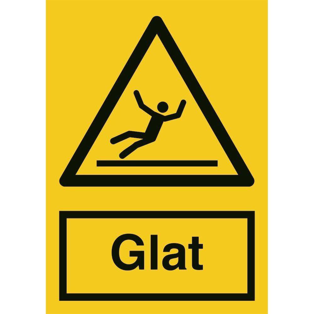 Skilt Glat A310 - Selvklæbende vinyl / (A4) 297 x 210 mm | Skilte | Fjernlager | Skilt